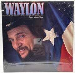 New / Sealed WAYLON JENNINGS „Sweet Mother Texas“ LP 1986 CA – AHL1-7184