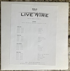 NIRVANA Live Wire RADIO SHOW 2 LP Live AUSTRALIA 1992