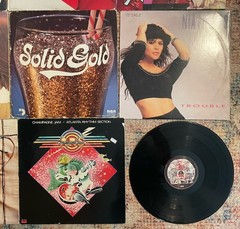Vintage Vinyl Record Lot of 17 LPs – 70s 80s Rock Pop Soul Country Doors Summer