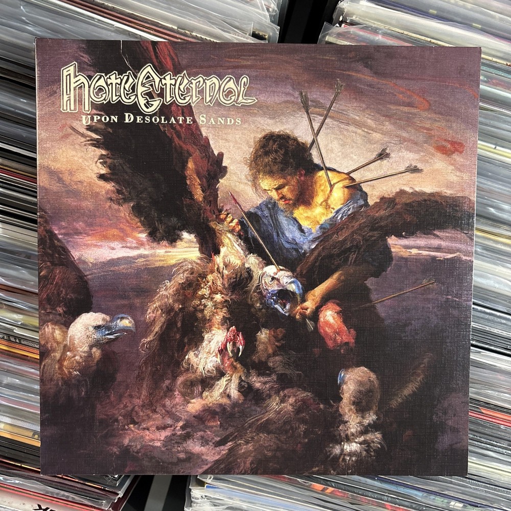 Hate Eternal Upon Desolate Sands LIMITED /200 BLACK VINYL LP RECORD ALBUM NM
