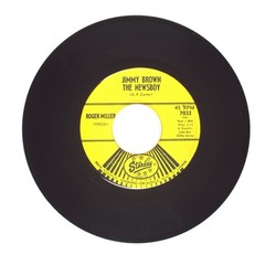 Roger Miller – Jimmy Brown the Newsboy; Country Girl – Vinyl 45 RPM 7″ (VG+)