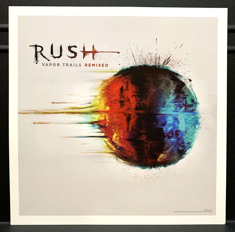 RUSH 2013 12×12 Embossed Promotional Flat Vapor Trails Remixed NM