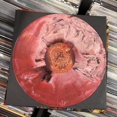 HATE ETERNAL – Infernus RED PINK MARBLE VINYL LP RECORD ALBUM NM