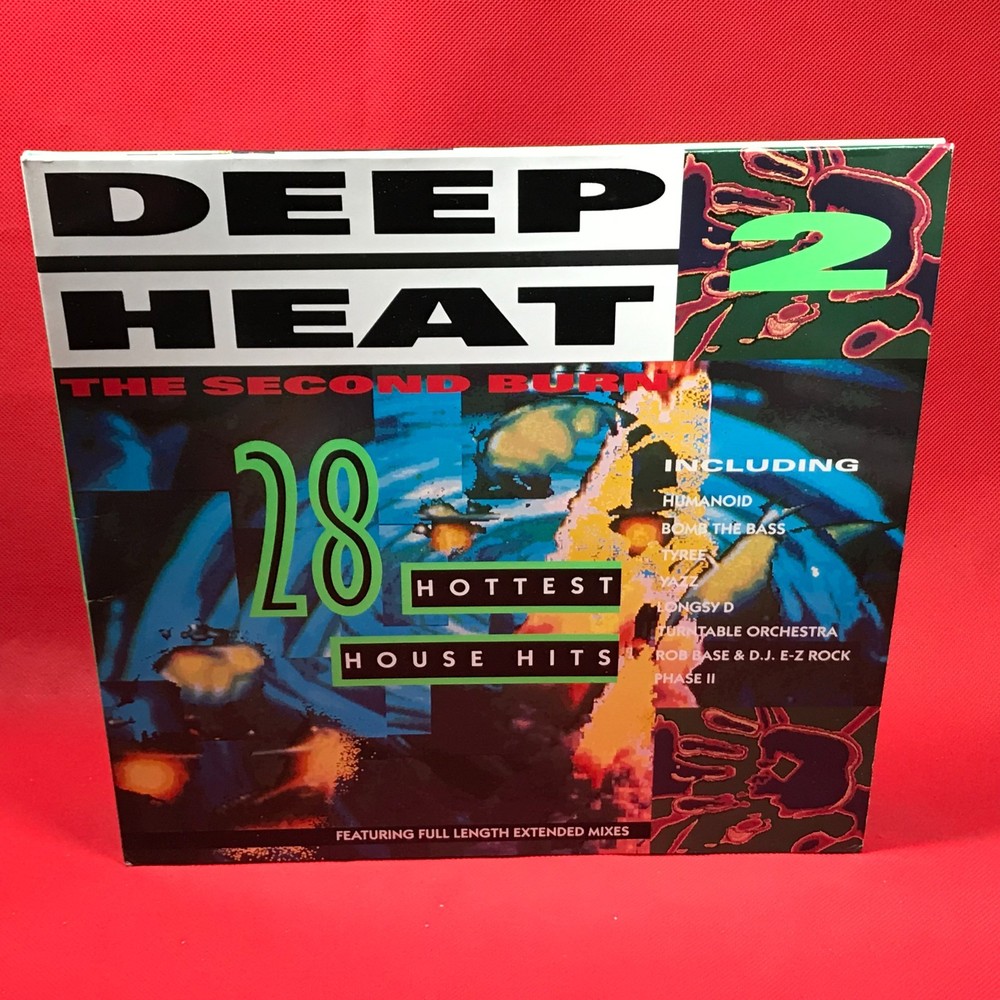VARIOUS Deep Heat 2 The Second Burn 1989 UK Double Vinyl LP HIP HOP & RAP Yazz