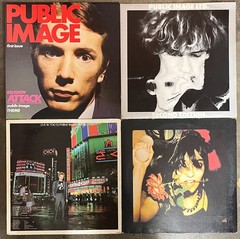 PUBLIC IMAGE LTD LP LOT – FIRST ISSUE/SECOND EDITION/FLOWERS OF ROMANCE pil viny