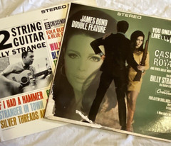 Lot Of 2 BILLY STRANGE 12 String Guitar 007 JAMES BOND DOUBLE FEATURE Film Theme