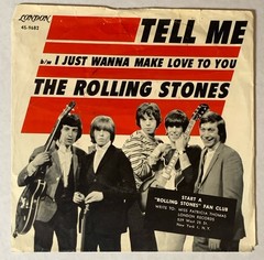 Rolling Stones-London 45 Picture Sleeve-“Tell Me” VG/VG Rat Fan Club Info Sleeve