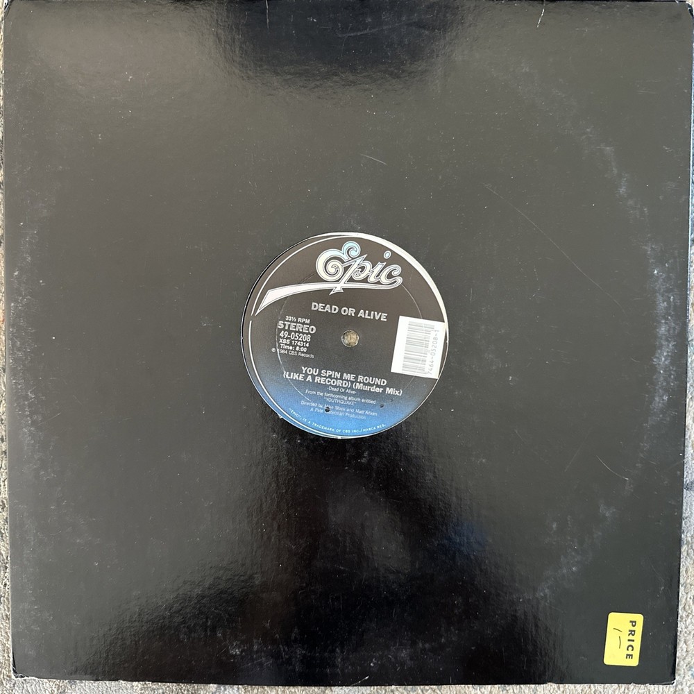 Dead or Alive-You Spin Me Round (Murder Mix)/Misty Circles (Extended)-12” Vinyl