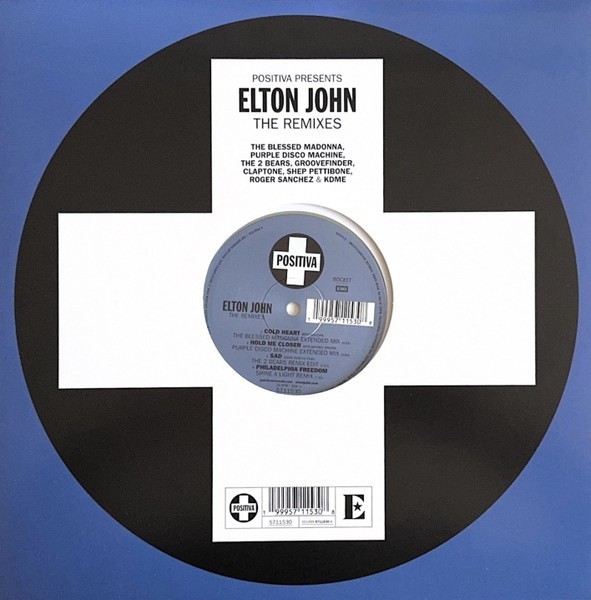 Elton John ‎– Positiva Presents Elton John The Remixes (GLOW IN THE DARK VINYL)