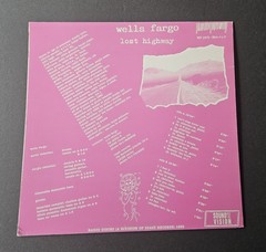 WELLS FARGO „LOST HIGHWAY“ VINYL LP, ALT ROCK – ITALY 1989