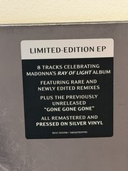Madonna Veronica Electronica Silver Vinyl EP Limited Edition SEALED Ray of Light