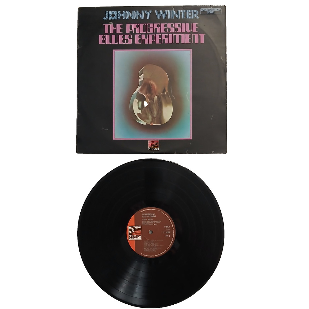 Johnny Winter The Progressive Blues Experiment 12″ Vinyl LP 1969 United Artists