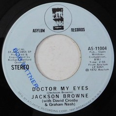 JACKSON BROWNE Doctor My Eyes ASYLUM 45 promo