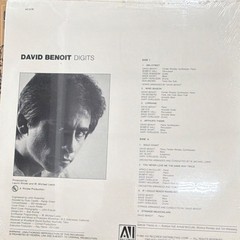 David Benoit Digits LP AVI Records 1983 Jazz Vinyl Cardboard Sleeve Piano