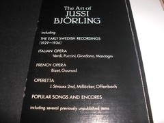 LOT 2 Box Sets LP Records The Art of Jussi Bjorling RLS715/Der Tenor des Nordens