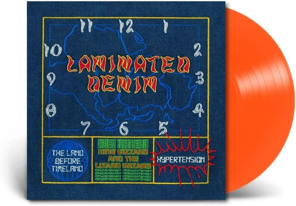 LAMINATED DENIM – ORANGE