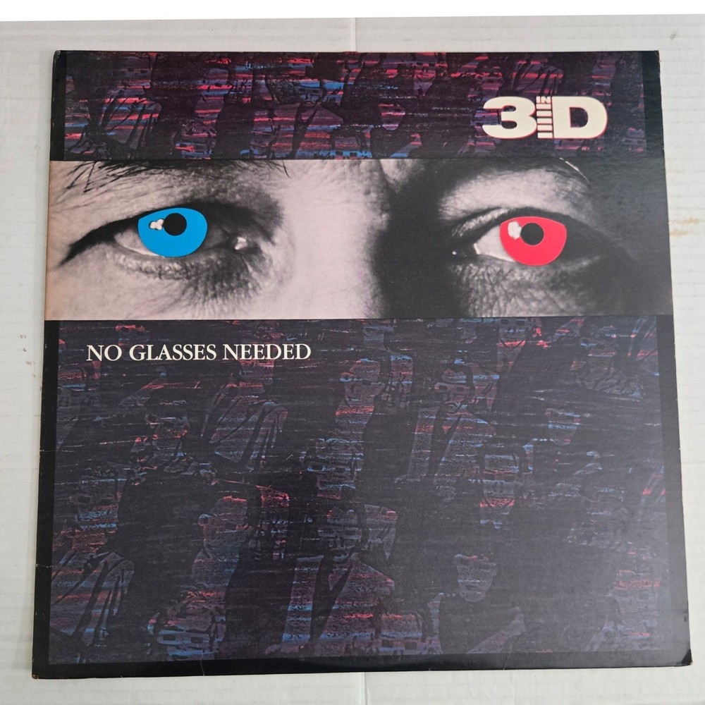 3-D In 3D No Glasses Needed Vinyl LP 1985 Refuge R84034 Christian Rock New Wave