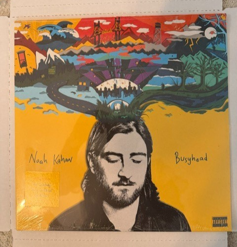 Noah Kahan Busyhead Vinyl LP Sealed Hype Sticker Indie Folk Singer Songwriter EX