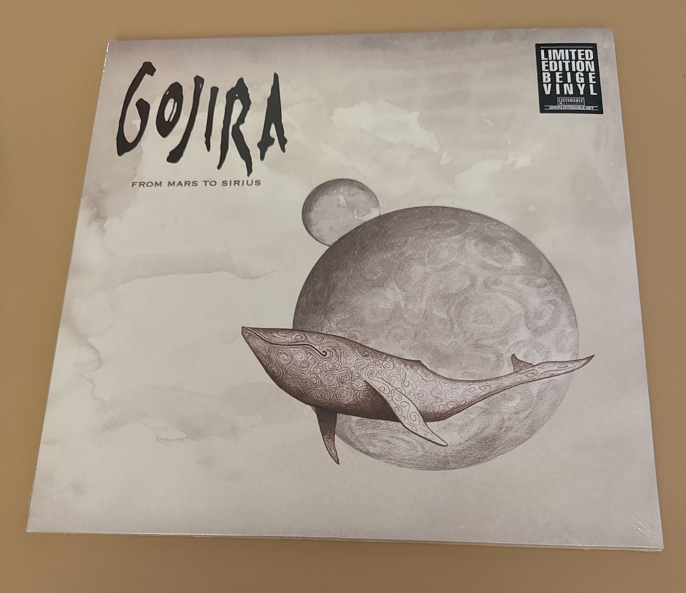 Gojira FROM MARS TO SIRIUS Listenable Records NEW BEIGE COLORED VINYL 2 LP