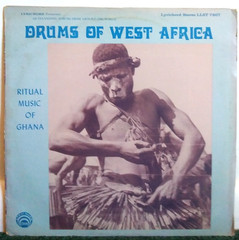 Drums Of West Africa – Ritual Music Of Ghana Vinyl LP – Lyrichord – LLST 7307