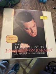 Herbert Von Karajan, Berliner Philharmoniker 8 Disc Lp Beethoven: 9 Symphonien O
