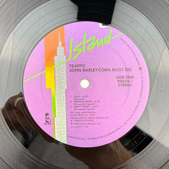Traffic / John Barleycorn Must Die Island 90058-1 vinyl record LP EX