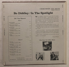 SIGNED Bo Diddley Spotlight LP-2976 Vintage 1960 Original LP COVER ONLY