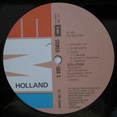 Solution – Solution & Divergence Dutch Jazz-Rock EMI Holland 5C 18025407 08 2XLP