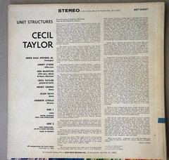 Cecil Taylor Unit Structures (Original Vinyl) BST 84237 Album Blue Note Records