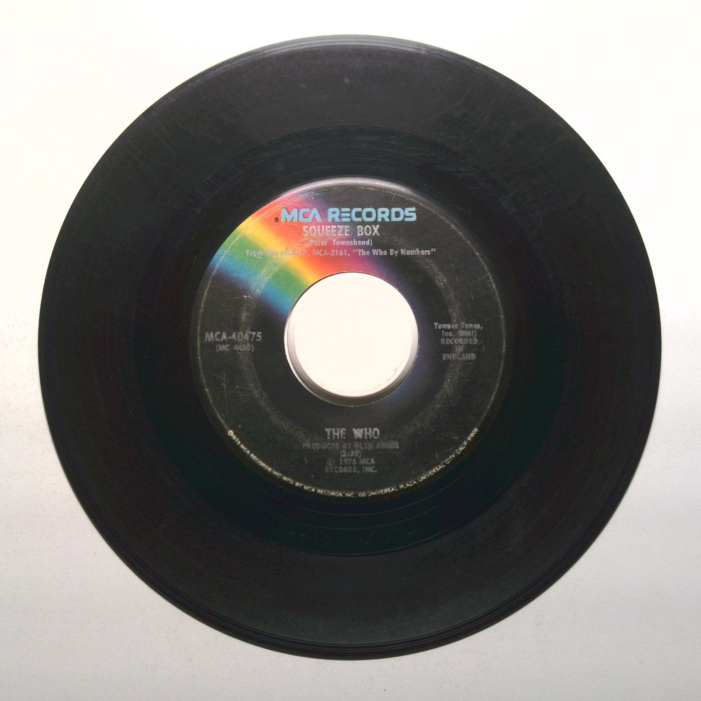 The Who – Squeeze Box; Success Story – Vinyl Record 45 RPM 7″