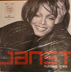 Janet Jackson Number Ones 1s Limited Edition Translucent Red Vinyl 2 LP NEW