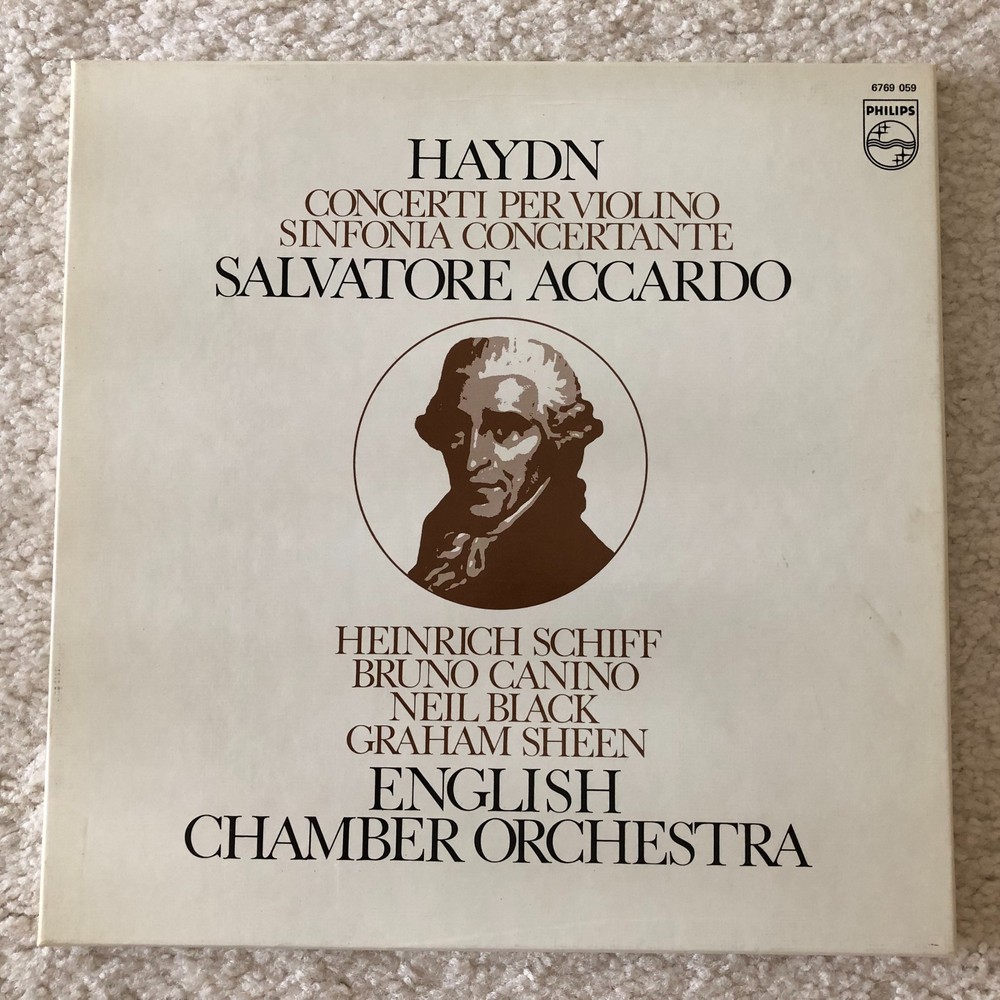 PHILIPS 6769 059 2LP Haydn: Violin Concerto, Salvatore Accardo