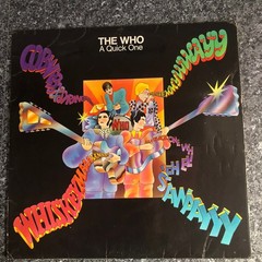 LP VINYL THE WHO A QUICK ONE REACTION 593 002 UK 1ST MONO PRESS 1966 VG+/EX-