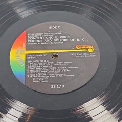 Bear Creek High School Vinyl LP Various School Choir And Sounds 1966- 1967