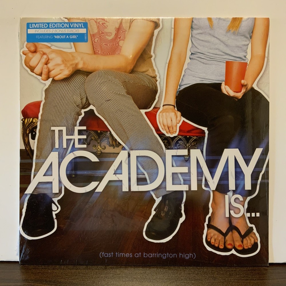 The Academy Is… – Fast Times At Barrington High, 2009 1st Blue Vinyl LP SEALED