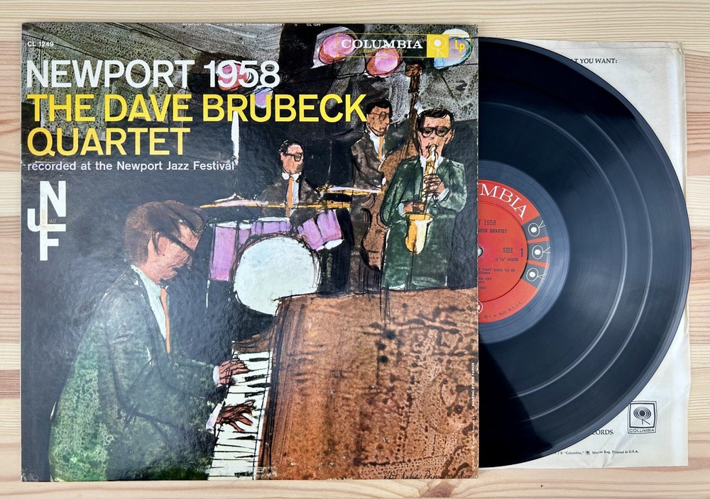 The Dave Brubeck Quartet – Newport 1958 – CL 1249 – 1959 Columbia Records 12in