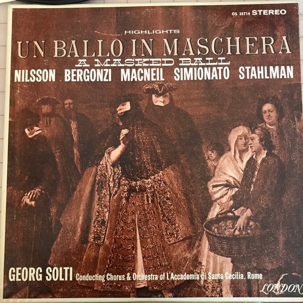 Birgit Nilsson, Carlo Bergonzi, Cornell Macneil, Giulietta Simionato, Sylvia Sta