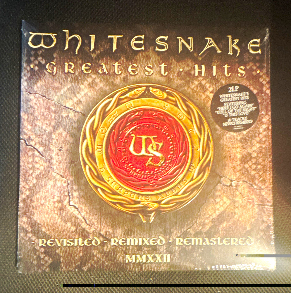 Whitesnake – Greatest Hits 2LP Vinyl Rhino Records Rock 2022 Remixed Sealed