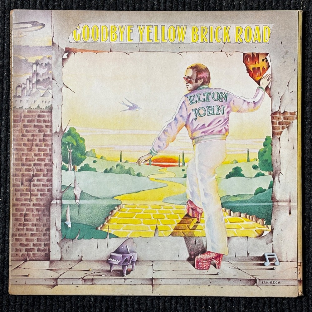 ELTON JOHN – Goodbye Yellow Brick Road – 1st UK IMPORT double Lp – COLORED VINYL