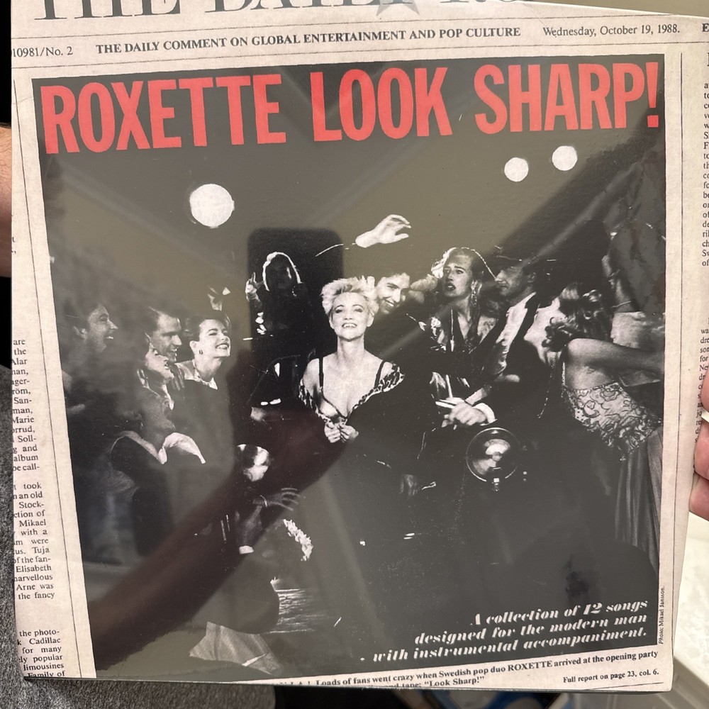 ROXETTE Look Sharp! Vinyl LP EMI Record LP – Sealed