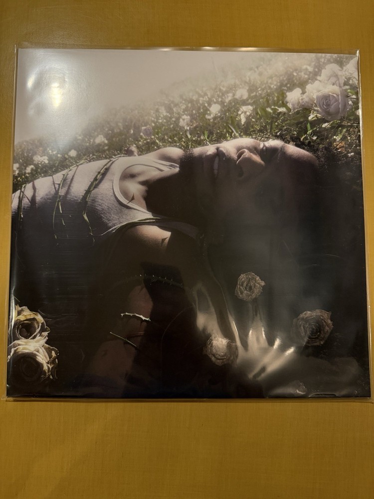 d4vd WITHERED Vinyl Record LP White/Black Splatter Colored Vinyl w Signed Insert