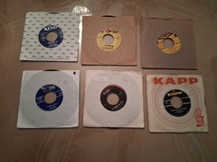 168 Original 45 PM R & B, Doo Wop Related Rock, Country 1950’s 1960’s Records