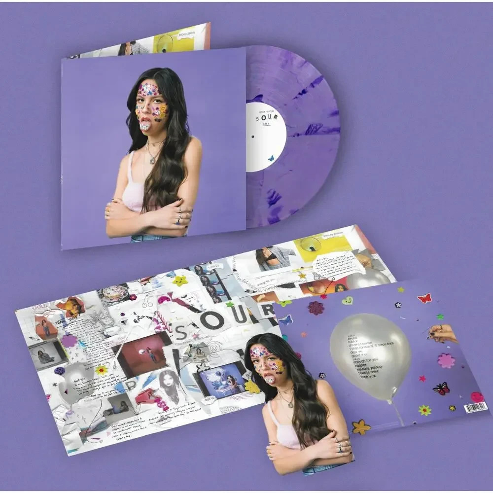 Olivia Rodrigo – SOUR LP Vinyl – IVC Limited Edition of 3000 Purple Marble – NEW