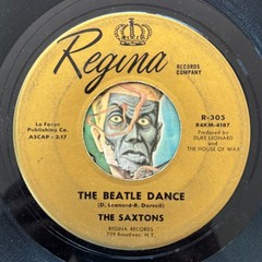 HEAR Saxtons 45 Beatle Dance / Sittin On Top Of The World garage frat Beatles