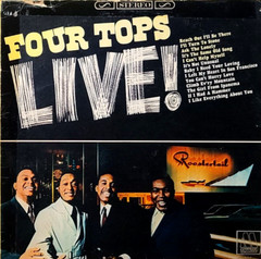VINTAGE 1966 THE FOUR TOPS LIVE MOTOWN MS-654 LP (VINYL & STEREO VG) FREE SHIP