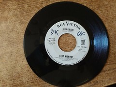 PROMO 1967 MINT-EXC Don GIBSON-LOST HIGHWAY/Around The Town 9177 45