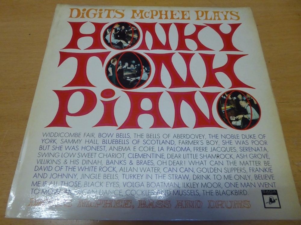 DIGITS Mc PHEE PLAYS HONKY TONK PIANO LP #78/80