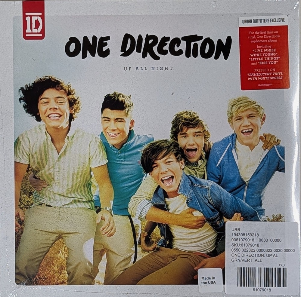 ONE DIRECTION Up All Night SEALED 2LP Translucent Green Vinyl Urban Outfitters