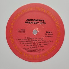 Aerosmith Greatest Hits LP Columbia 2019 EX+ Vinyl White Wax Reissue