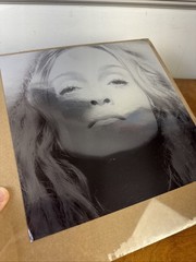 MADONNA VERONICA ELECTRONICA SEALED FAN CLUB RHINO LITHO POSTER MYLAR EFFECT LP